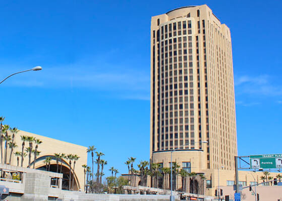 Exterior view of the LACMTA Headquarter building